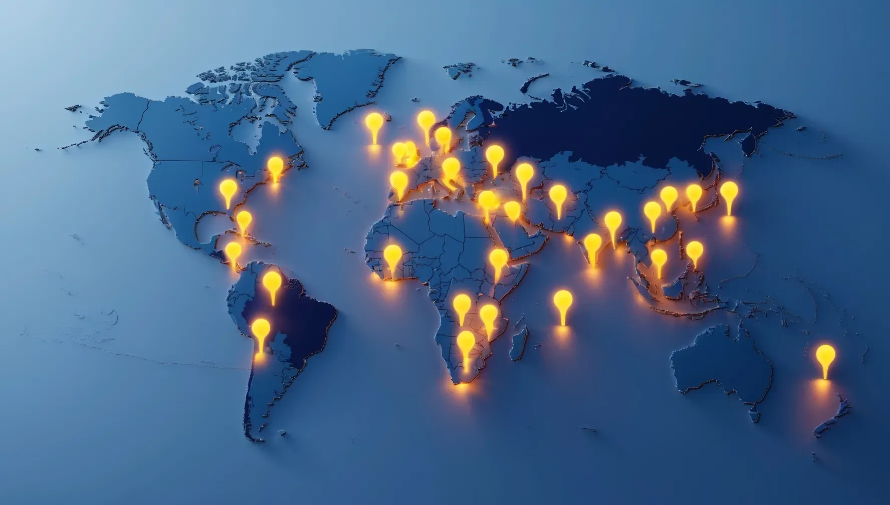 World map showing cities that accept crypto payments